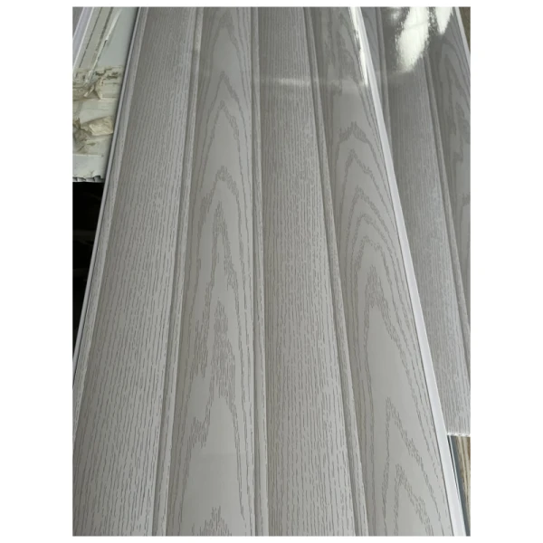 PVC ceiling panel white wooden grain printing
